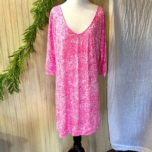 Lilly Pulitzer Get Cracking Eliza 100% Cotton Jersey Dress, size Large, NWOT